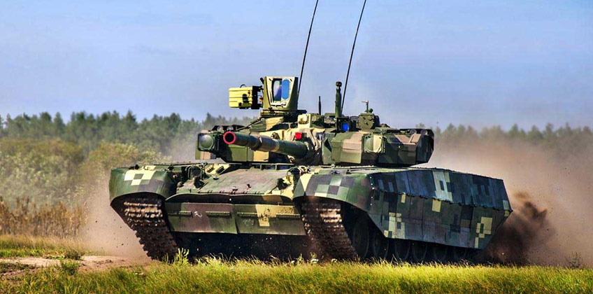 Bспытания украинского танка "Оплот"