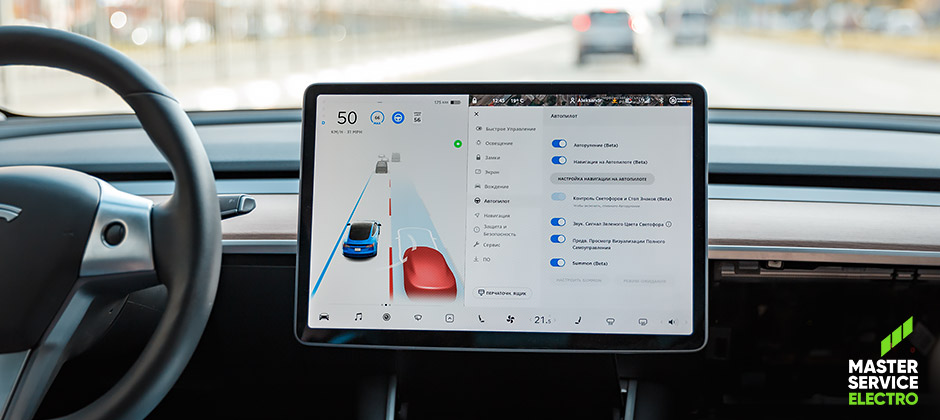 Tesla Model 3 в процессе тестирования автопилота