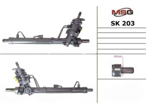 SK203 (MSG) Рульова рейка з ГУРVW Polo 02-09 Skoda Fabia I 99-07 SEAT Cordoba 02-09