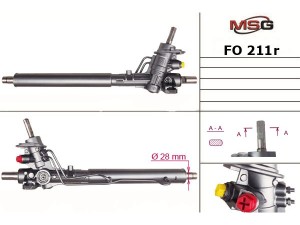 FO211R (TRW) Рулевая рейка с ГУР