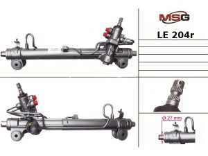 LE204R (KOYO) Рулевая рейка с ГУРLexus RX 03-09