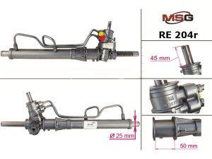 RE204R (Smi-Koyo) Рулевая рейка с ГУРRenault 19 88-00