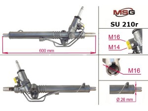 SU210R (SHOWA) Рульова рейка з ГУРSubaru Impreza 07-11