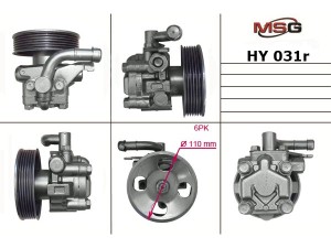 HY031R (YOUNGSHIN) Насос ГПКHyundai Accent 00-06