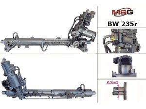 BW235R (ZF) Рульова рейка з ГУРBMW 5 F10-18 10-17 BMW 7 F01-F04 08-15