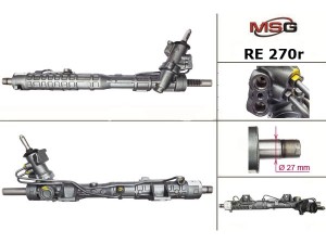 RE270R (JTEKT) Рульова рейка з ГУРRenault Latitude 10-15