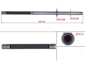 VW210RC (MSG Rebuilding) Шток рульової рейки з ГПКVW Polo 81-94 VW Caddy II 95-04