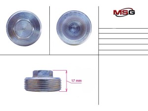 FO223NUTS (MSG) Гайка бокового поджима ГУРFord Focus III 11-18 Ford C-MAX 02-10 Ford Focus II 04-11