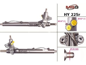 HY225R (MANDO) Рульова рейка з ГУРHyundai Accent 06-10