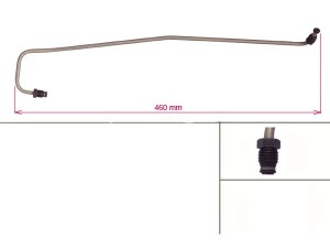 7832320990 (ZF Parts) Трубка рулевой рейкиBMW 3 E46 99-05