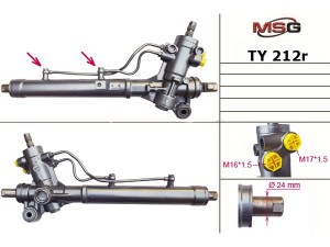 TY212R (KOYO) Рулевая рейка с ГУРToyota RAV4 94-00