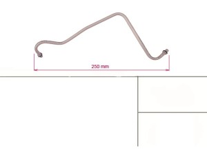 7891320222 (ZF Parts) Трубка рульової рейкиVW Golf IV 97-03 Audi A3 96-03 Skoda Octavia Tour 96-10