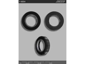 F-00254 (NOK) Сальник 25,50/42,10*9,00 тип креслення 7V2