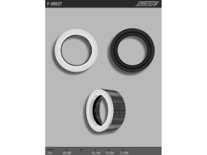 F-00537 (KACO) Сальник 30,00/42,10*15,00/17,00 тип креслення 7V3
