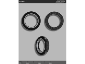 F-00593 (EMMETEC) Сальник 30,00/42,80*8,00 тип чертежа 7V2
