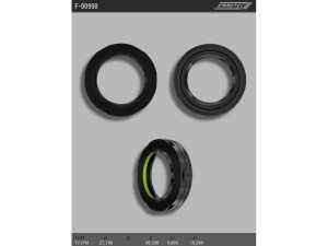F-00900 (EMMETEC) Сальник 27,70/40,20*9,00/10,00 тип чертежа 7V1PM