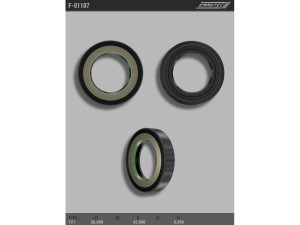 F-01107 (EMMETEC) Сальник 26,00/42,00*8,00 тип креслення 7V1