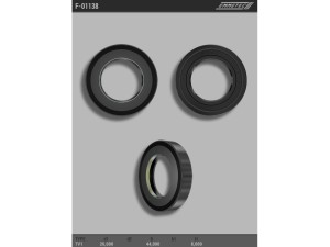 F-01138 (EMMETEC) Сальник 26,00/44,00*8,00 тип креслення 7V1