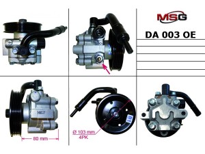 DA003OEM (YOUNGSHIN) Насос ГПКDaewoo Matiz 98-11