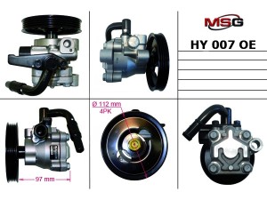 HY007OEM (YOUNGSHIN) Насос ГПКHyundai H-1 97-04