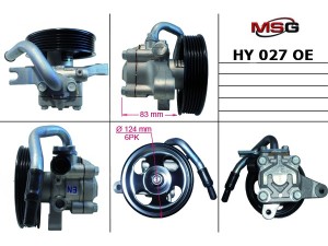 HY027OEM (YOUNGSHIN) Насос ГПКHyundai Veracruz (ix55) 07-13 Hyundai Veracruz 06-15