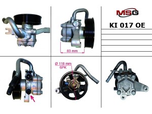 KI017OEM (YOUNGSHIN) Насос ГПКKia Sorento 09-15