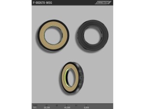 F-00267TX (TCS) Сальник 26,50/44,00*8,50 тип креслення 7V1