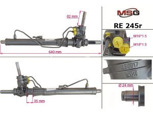 RE245R (SMI) Рулевая рейка с ГУРRenault Scenic I 97-03