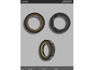 F-01522 (TCS) Сальник 27,50/41,10*8,50 тип креслення 7V1