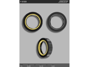 F-01559 (TCS) Сальник 25,00/36,10*8,00 тип чертежа 7V2
