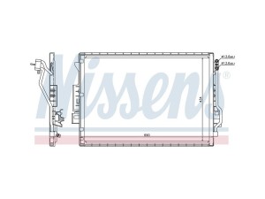 940137 (NISSENS) Радіатор кондиціонераMercedes-Benz CL C216 06-13 Mercedes-Benz S-Class W221 05-13