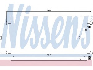 94695 (NISSENS) Радіатор кондиціонераAudi A6 04-11