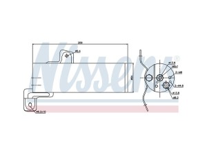 95497 (NISSENS) Осушитель кондиционераMercedes-Benz CL C216 06-13 Mercedes-Benz S-Class W221 05-13 Opel Vectra C 02-08