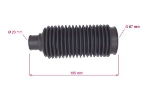 TY210DUSTER (MSG) Пильовик рульової рейкиToyota 4Runner 96-02 Toyota Land Cruiser Prado 90 96-02