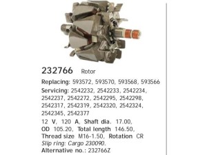 232766 (HC-Cargo) Ротор генератора