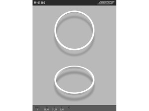 M-01302 (EMMETEC) Кольцо тефлоновое ГУР O28,9x31,5 S2 тип 1