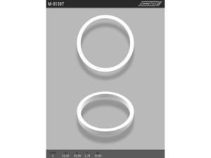 M-01307 (EMMETEC) Кольцо тефлоновое ГУР O22,2x25,5 S2,7 тип 2