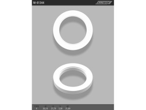 M-01344 (EMMETEC) Кольцо тефлоновое ГУР O20,1x27,7 S3,5 тип 2