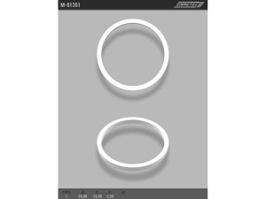 M-01351 (EMMETEC) Кільце тефлонове ГПК O29x33 S2,5 тип 1