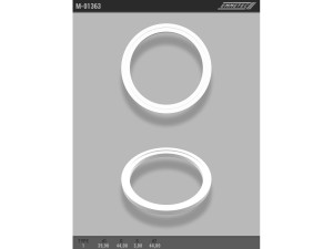 M-01363 (EMMETEC) Кольцо тефлоновое ГУР O39,9x44 S3 тип 1