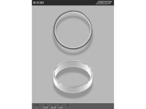 M-01381 (EMMETEC) Кольцо тефлоновое ГУР O18,2x20,2 S4,3 тип 1