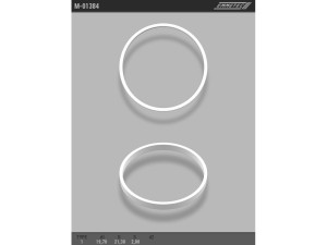 M-01384 (EMMETEC) Кільце тефлонове ГПК O19,7x21,3 S2 тип 1