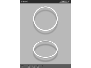 M-01394 (EMMETEC) Кільце тефлонове ГПК O34,5x37,5 S1,9 тип 1