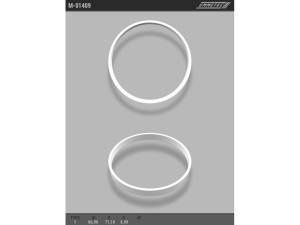 M-01409 (EMMETEC) Кільце тефлонове ГПК O66,9x71,1 S6,9 тип 1