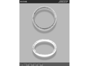 M-01446 (EMMETEC) Кольцо тефлоновое ГУР O33x35,8 S2,5 тип 2