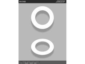 M-01465 (EMMETEC) Кольцо тефлоновое ГУР O22,2x35 S0,4 тип 1