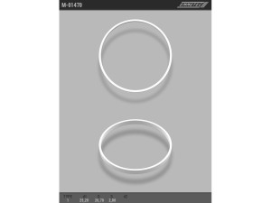 M-01470 (EMMETEC) Кольцо тефлоновое ГУР O25,2x26,7 S2 тип 1