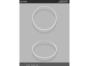 M-01534 (EMMETEC) Кольцо тефлоновое ГУР O101,4x105 S2,2 тип 1