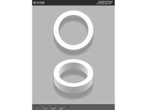 M-01558 (EMMETEC) Кільце тефлонове ГПК O7,1x9,5 S2,5 тип 1