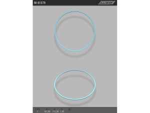 M-01579 (EMMETEC) Кольцо тефлоновое ГУР O107,5x111,5 S1,95 тип 1
